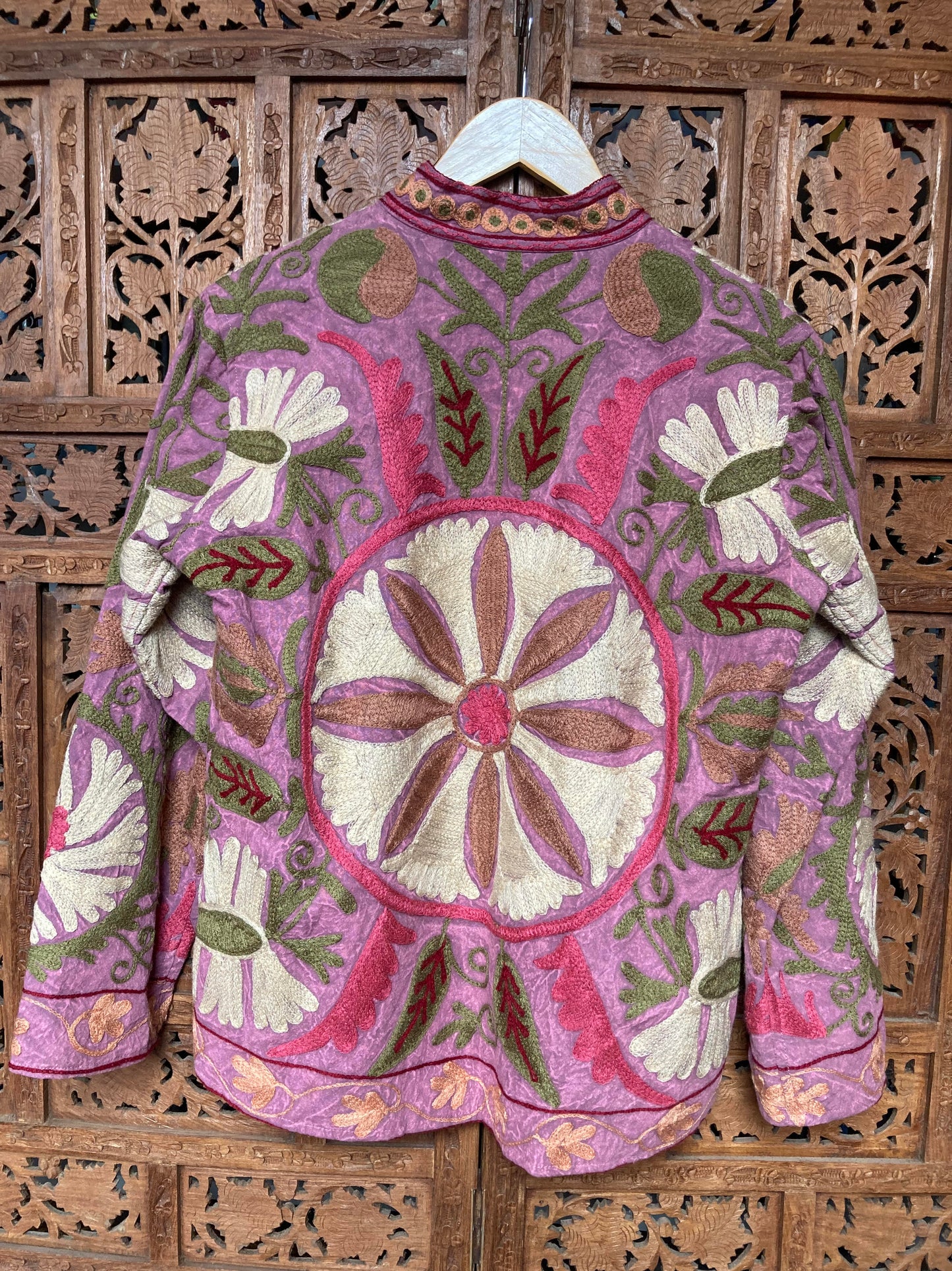 Embroided Suzani Jacket Lilac