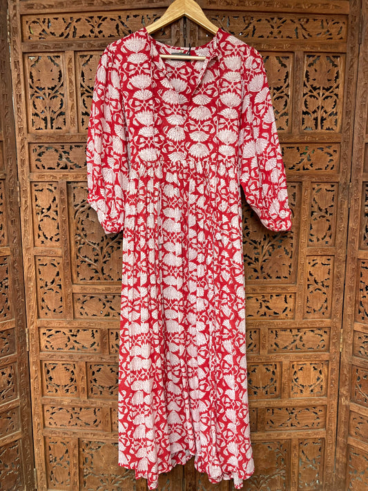 Indore Maxi Dress - Red