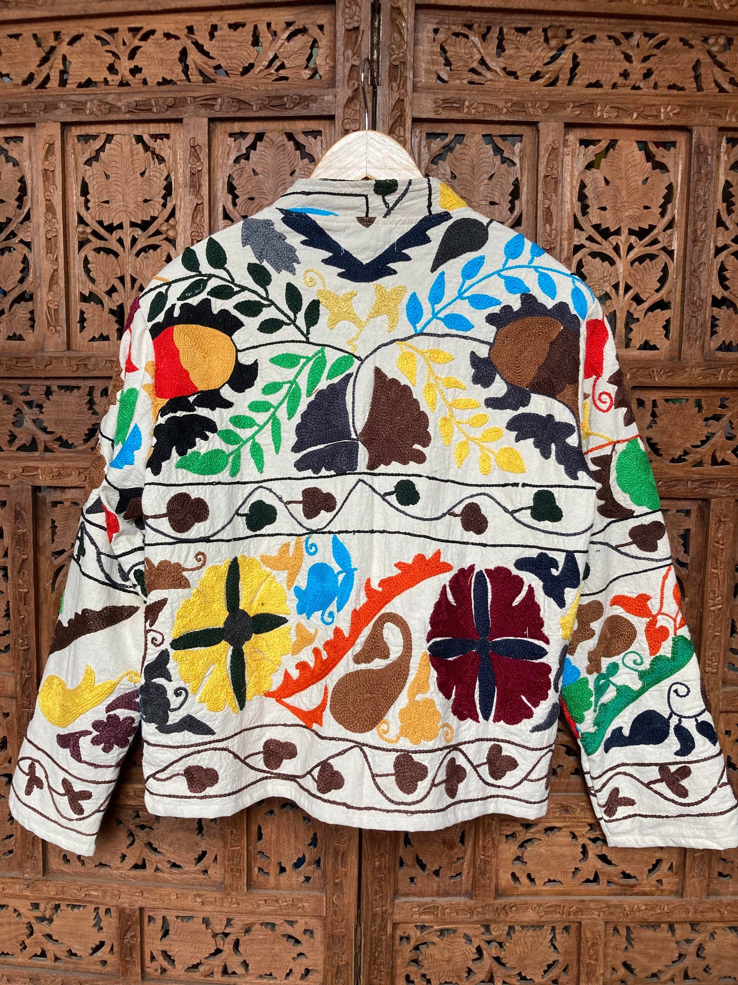 Embroidered Suzani Jacket  - Multicolour