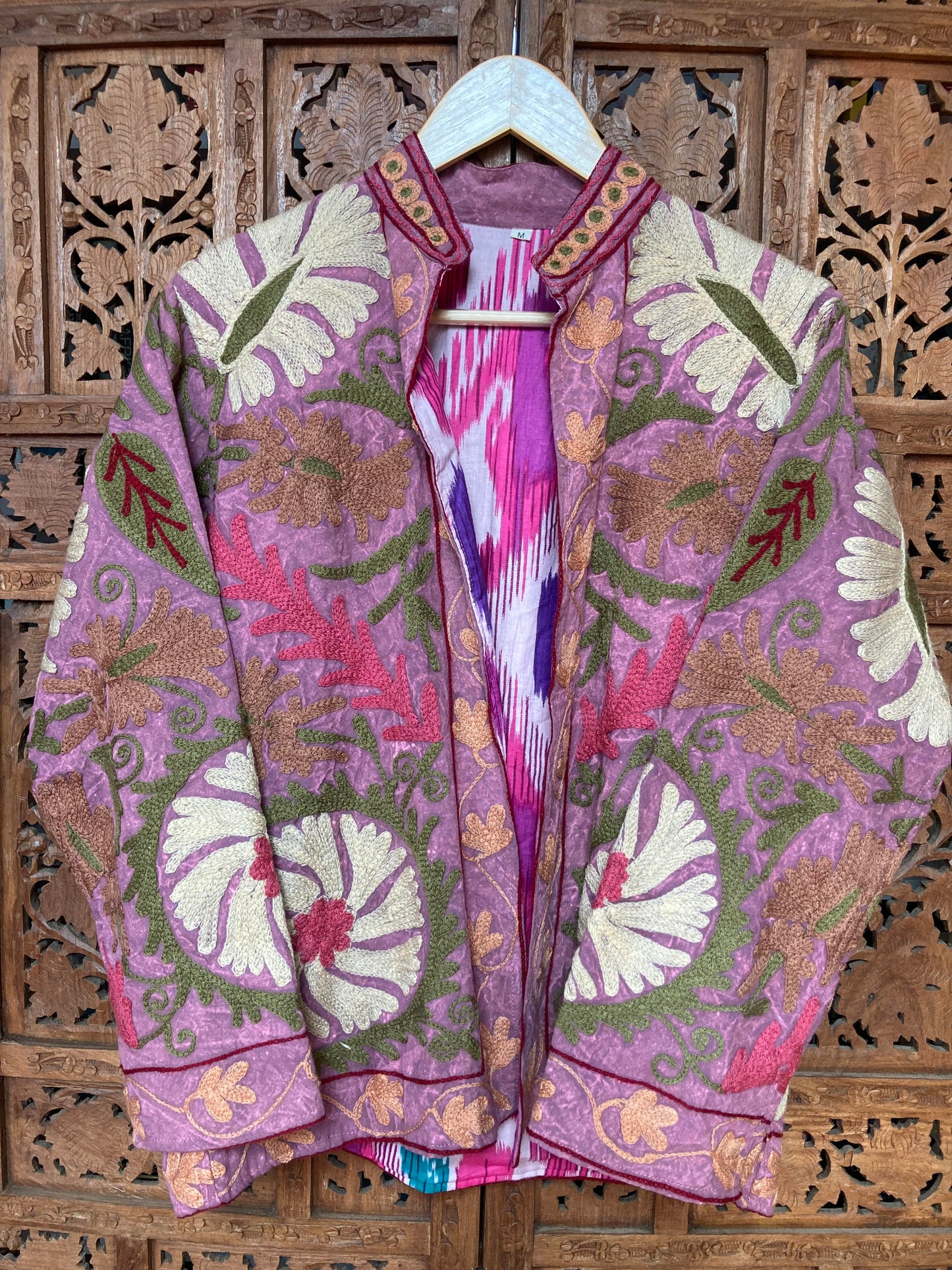 Embroided Suzani Jacket Lilac