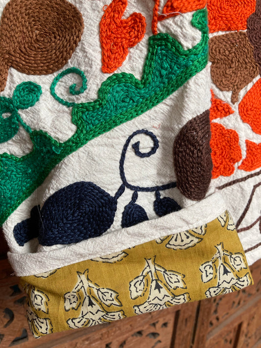 Embroidered Suzani Jacket  - Multicolour