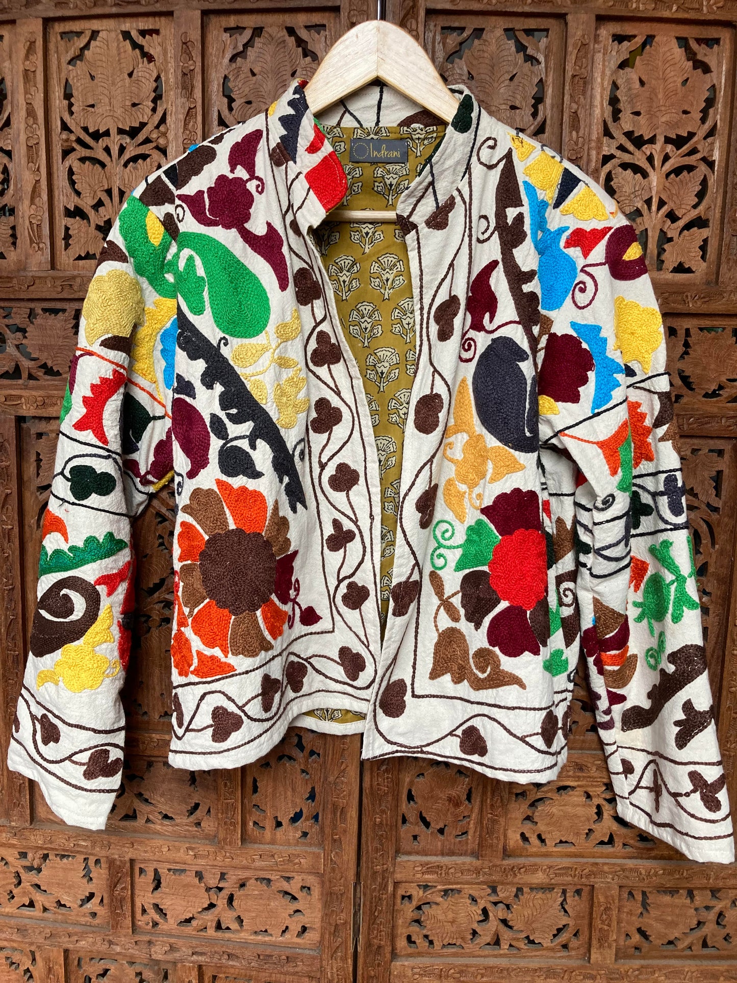 Embroidered Suzani Jacket  - Multicolour